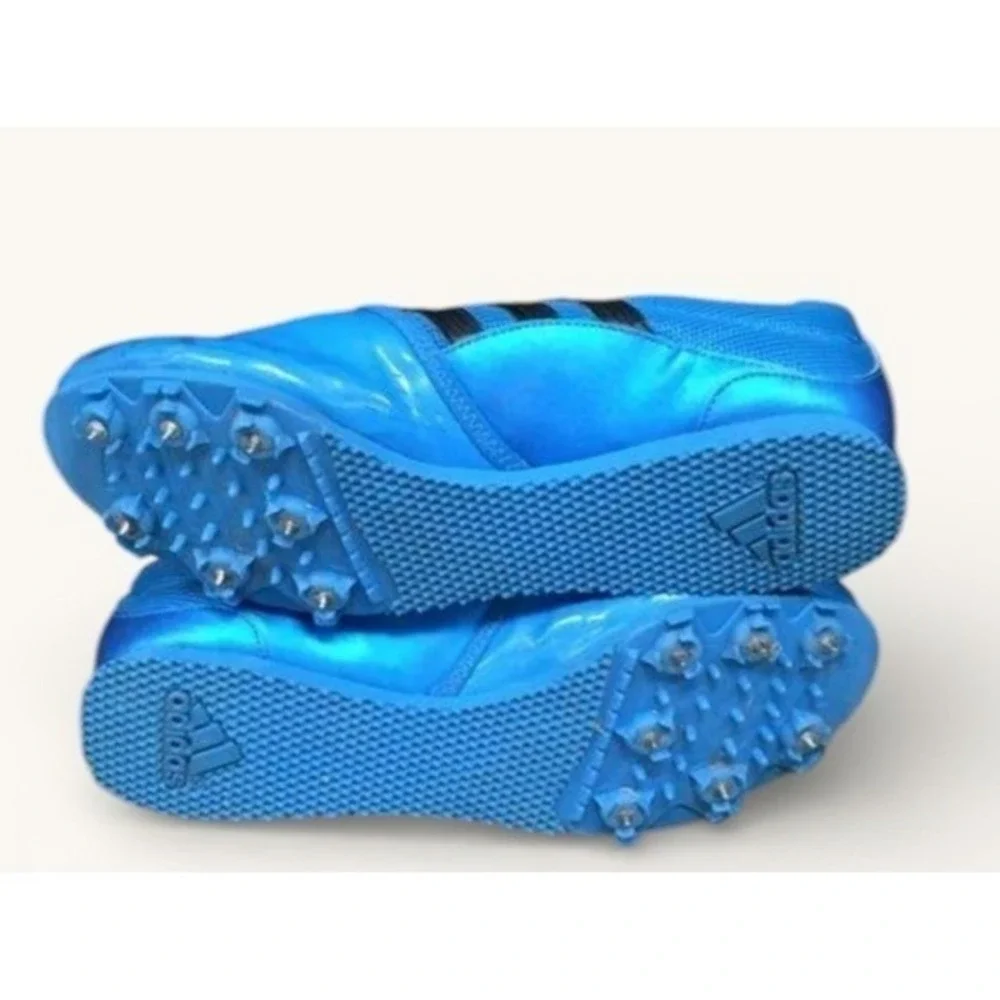 Adidas Adizero Jumpstar Allround Track Spikes Mens 9.5 Blue EU 43.5 Sprint Shoes
